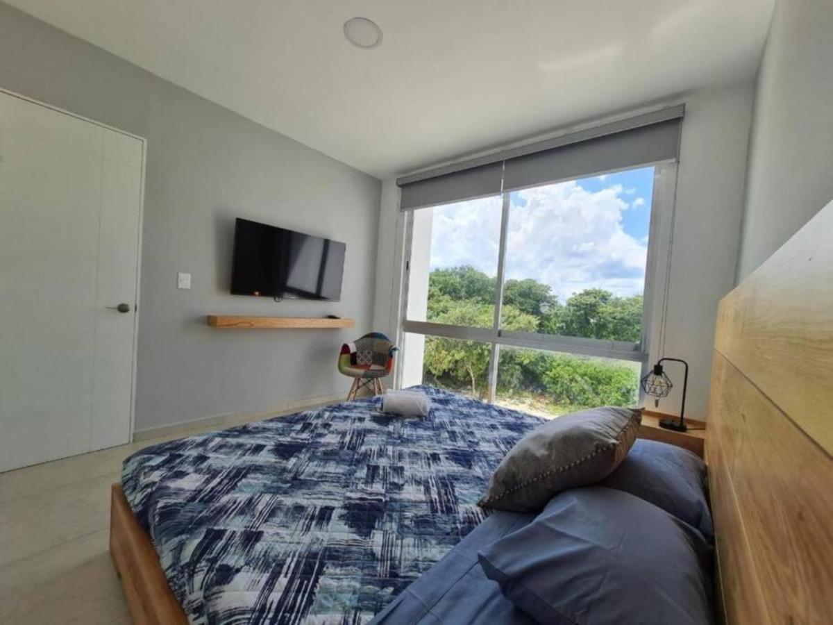 Apartamento Bonito 2bd Con Piscina Playa Xcalacoco